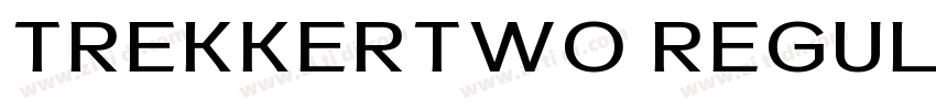 TrekkerTwo Regular字体转换